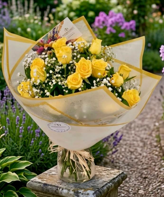 Yellow Roses Bouquet - Sunshine