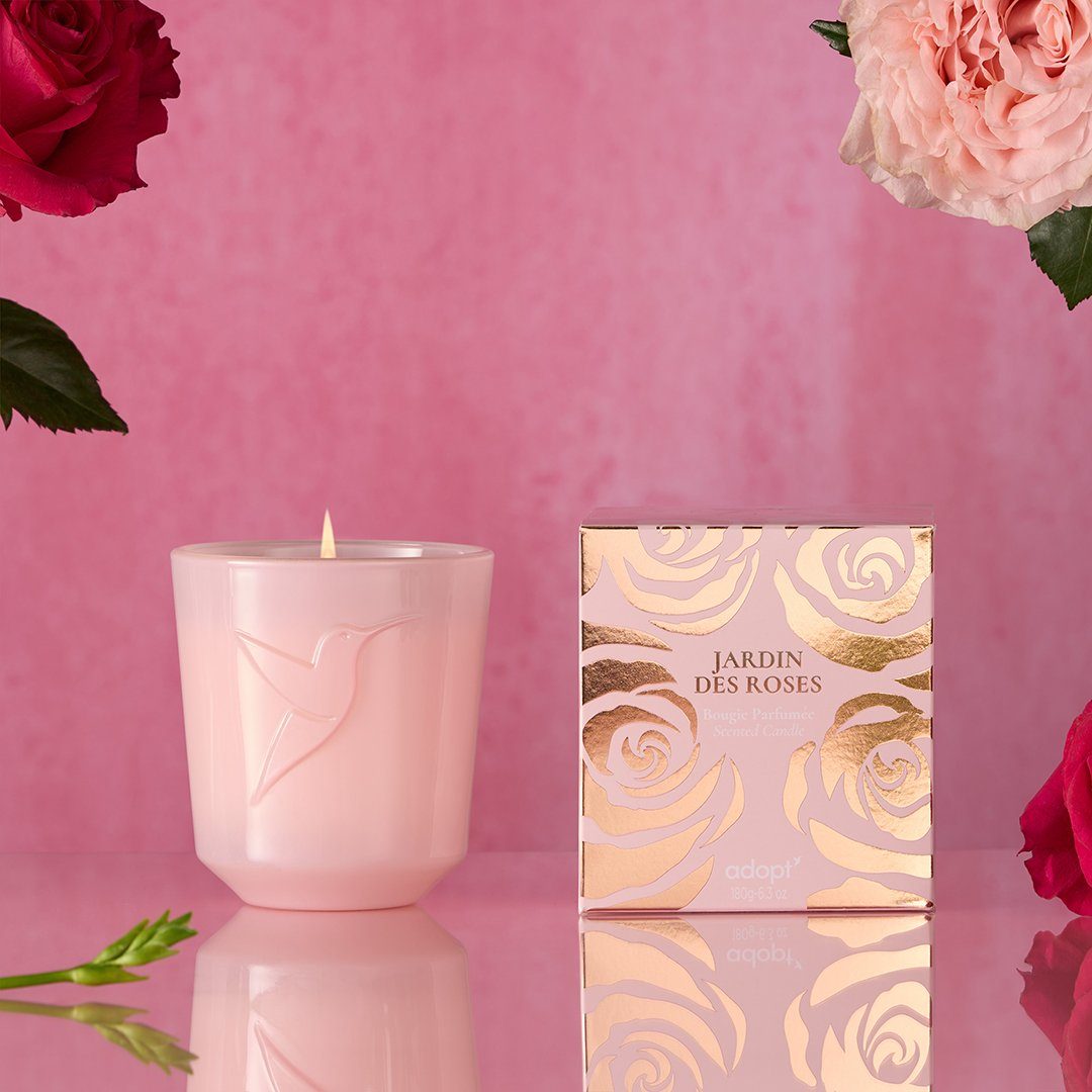 Adopt Jardin des roses Scented Candle Delivery Mauritius