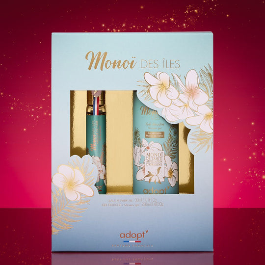 Adopt Monoi des iles Coffret 30ml + Mini Delivery Mauritius