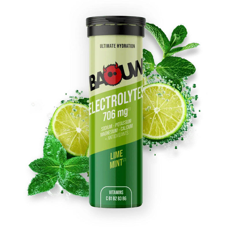 Baouw Electrolyte Tablets Lime-Mint 10 Tablets Delivery Mauritius