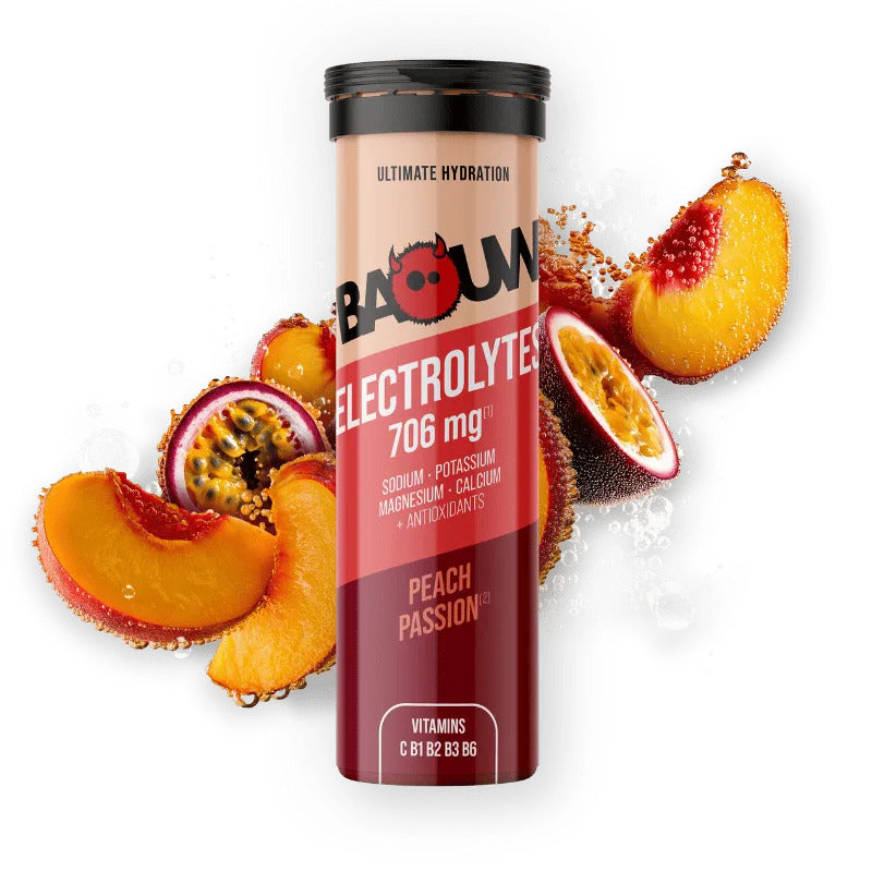 Baouw Electrolyte Tablets Peach-Passion Fruit 10 Tablets Delivery Mauritius