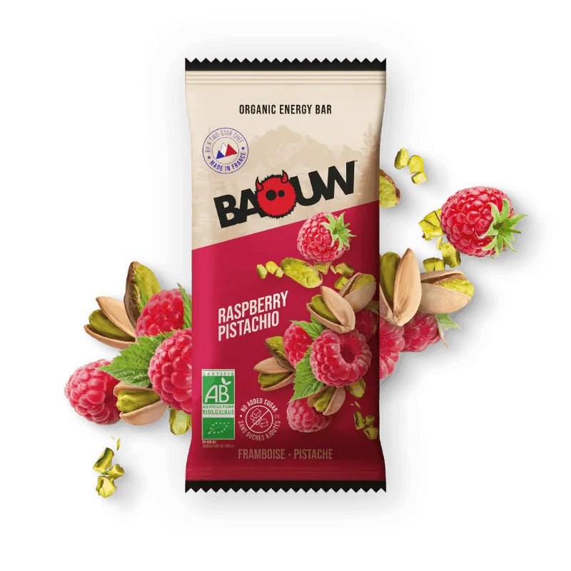 Baouw Extra Organic Energy Bar Raspberry-Pistachio 50g Delivery Mauritius