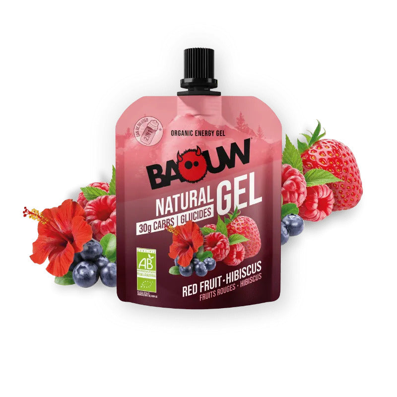 Baouw Organic Energy Gel Red Fruits-Hibiscus 85g Delivery Mauritius