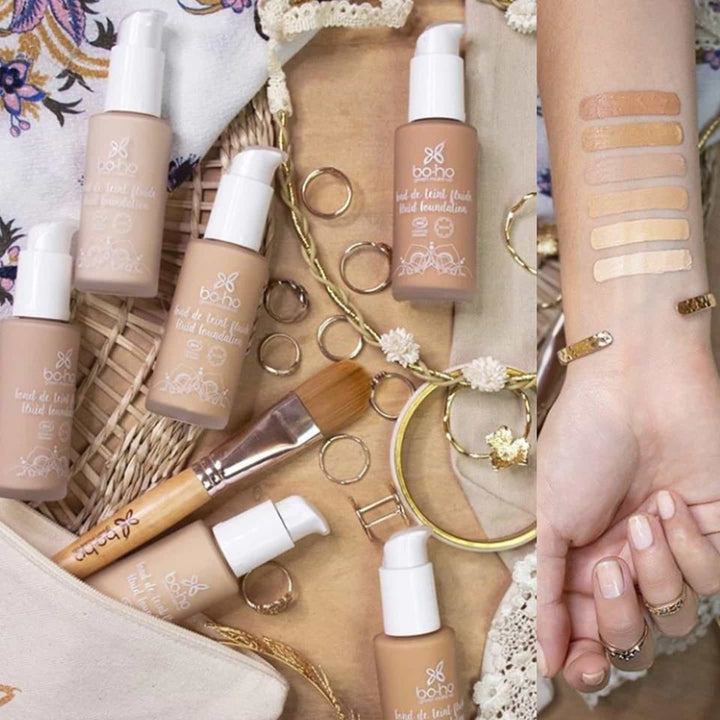 Boho Green Fluid Foundation Bio 04 Beige Doré Delivery Mauritius