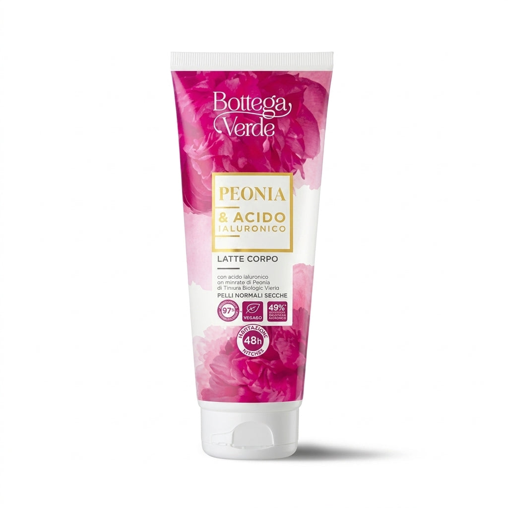 BottegaVerde Peonia & Hyaluronic Acid Body Milk 200ML Delivery Mauritius