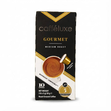 Caffeluxe Espresso Gourmet 10 Capsules 50g Delivery Mauritius