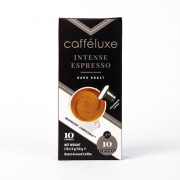 Caffeluxe Espresso Intense 10 Capsules 50g Delivery Mauritius