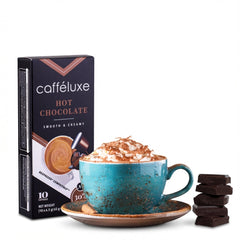 Caffeluxe Hot Chocolate 10 Capsules 65g