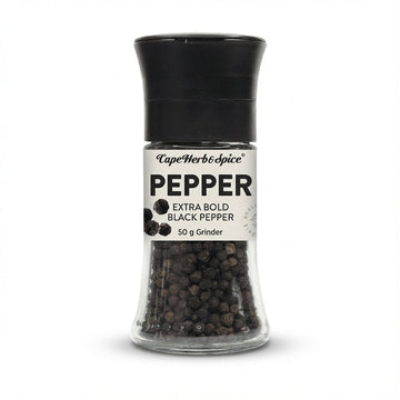 Cape Herb & Spice Black Peppercorns Grinder 50g Delivery Mauritius