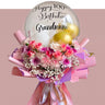 Ciel Céleste : Bouquet Floral Ballon Personnalisé