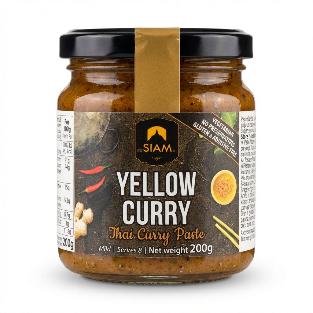 deSIAM Thai Yellow Curry Paste Jar 200g