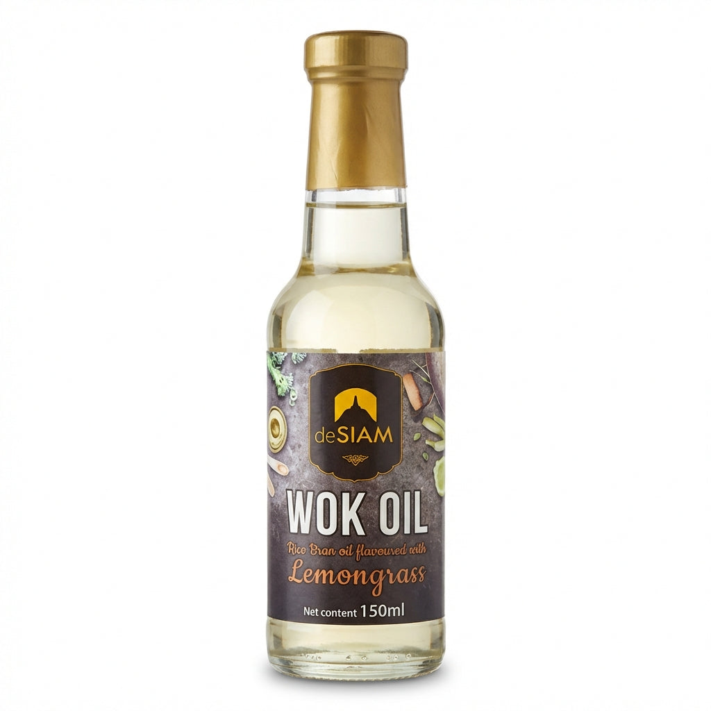 deSIAM Wok Oil Rice Bran Lemongrass 150ml