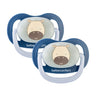 Bébé Confort Sucettes Physio Air Confort Glow Silicone 0-6m Dark Blue x2