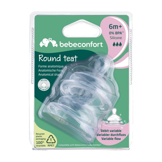Bébé Confort Tétine Ronde Silicone Débit Variable S2 6m+ x2 baby gift Delivery Mauritius
