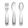 Munchkin Polish Stainless Steel Fork Spoon and Knife 18m+