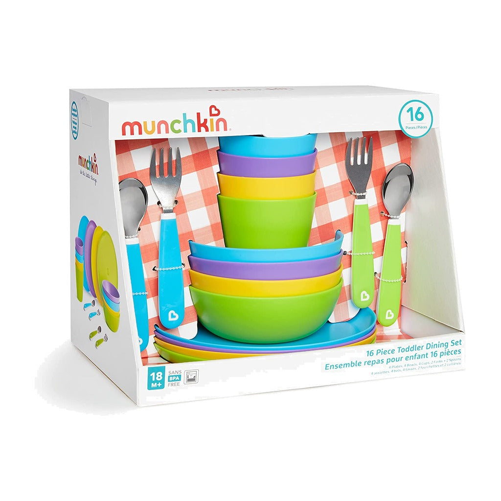 Munchkin Toddler Dining Set 16pcs baby gift Delivery Mauritius