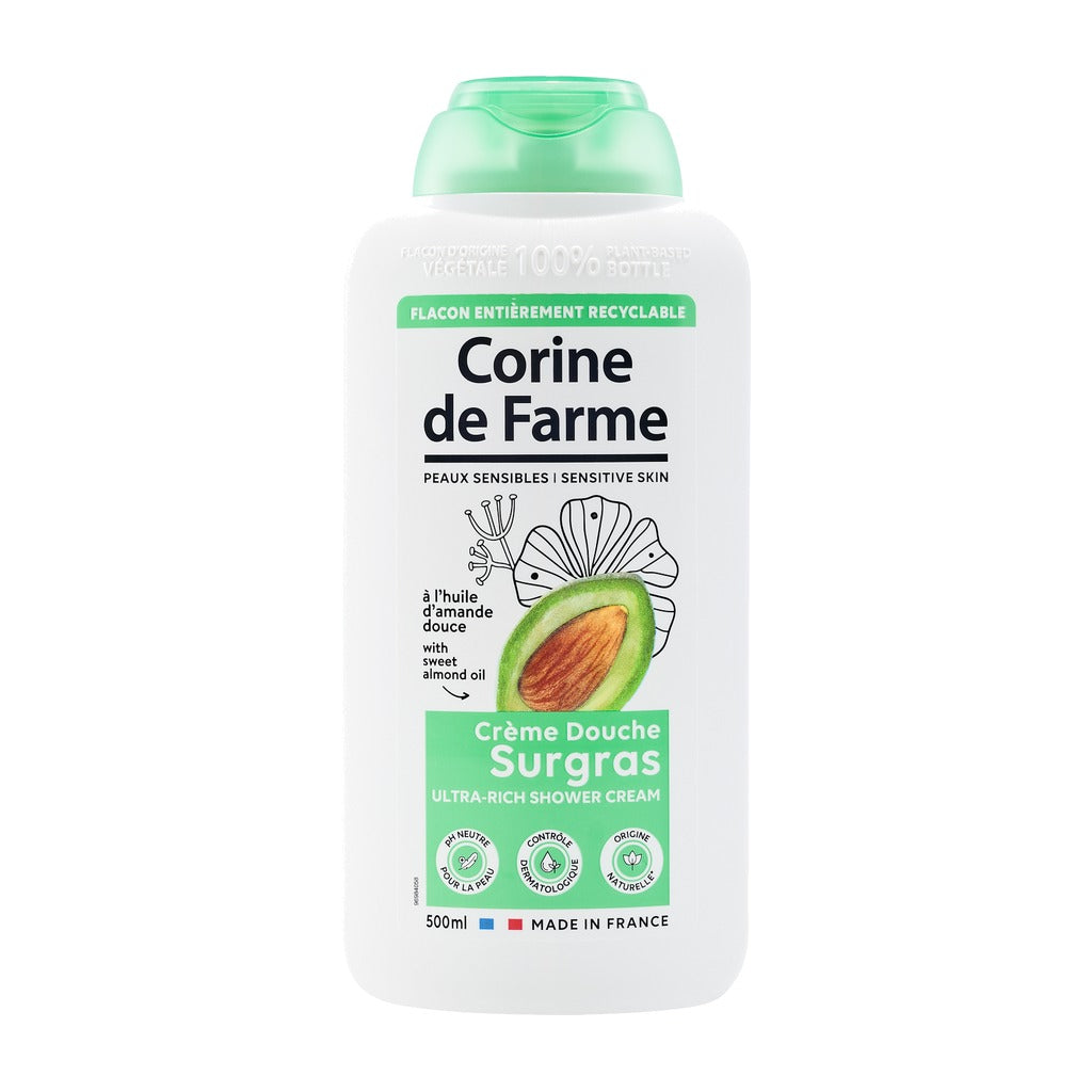 Corine de Farme Crème Douche Surgras à l’Huile d’Amande Douce 500ml Delivery Mauritius