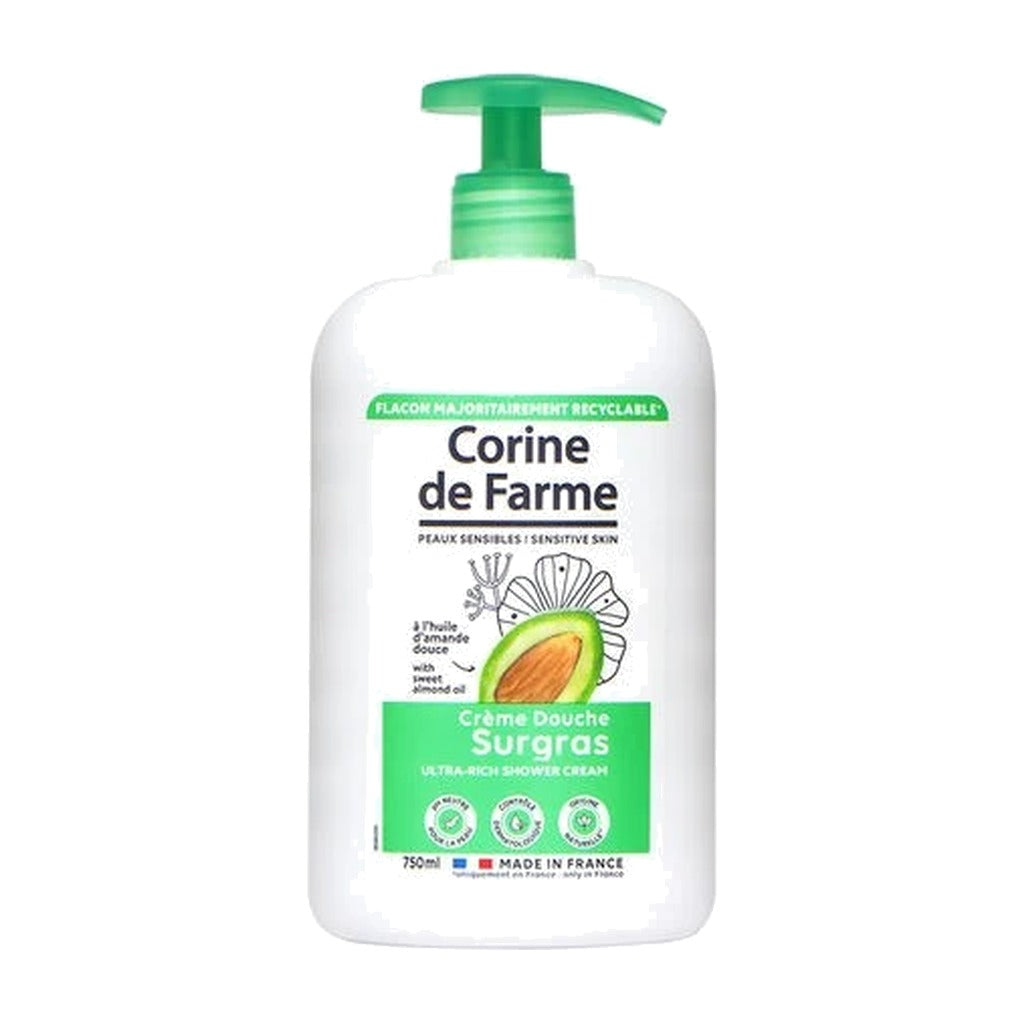 Corine de Farme Crème Douche Surgras à l’Huile d’Amande Douce 750ml Delivery Mauritius