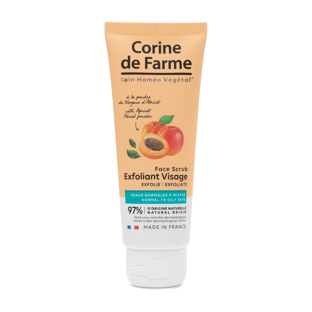 Corine de Farme Exfoliant Visage à la Poudre de Noyaux d’Abricot 75ml Delivery Mauritius