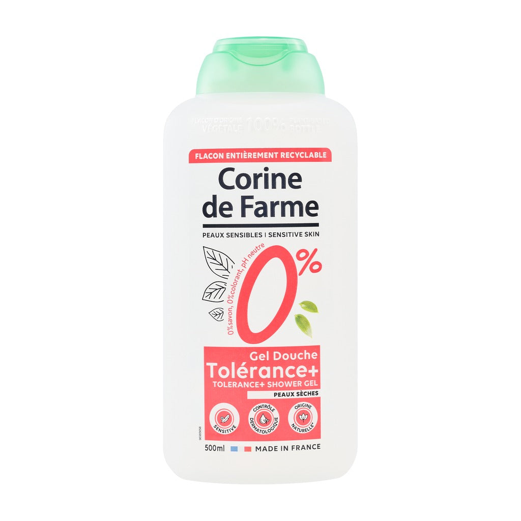 Corine de Farme Gel Douche Tolérance+ 0% Peaux Sèches 500ml Delivery Mauritius