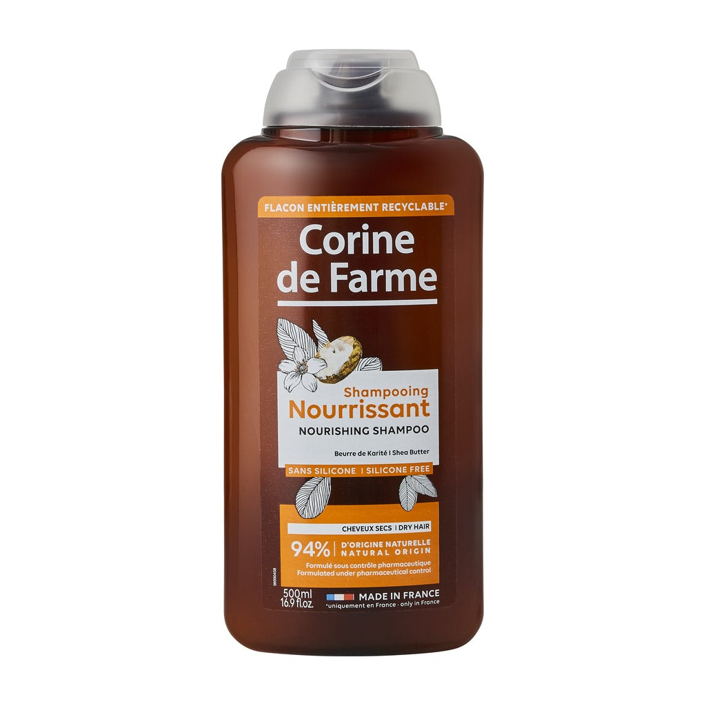 Corine de Farme Shampooing Nourrissant au Beurre de Karité 500ml Delivery Mauritius