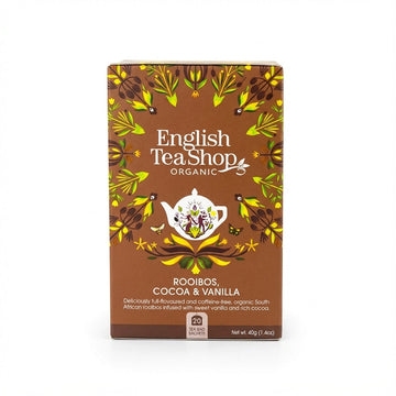 English Tea Shop Organic Rooibos Chocolate Vanilla Infusion 40g Delivery Mauritius