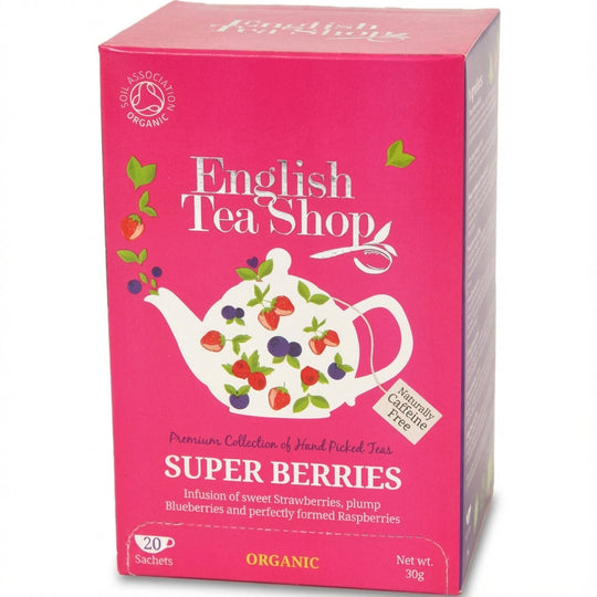 English Tea Shop Organic Super Berries Infusion 30g Delivery Mauritius