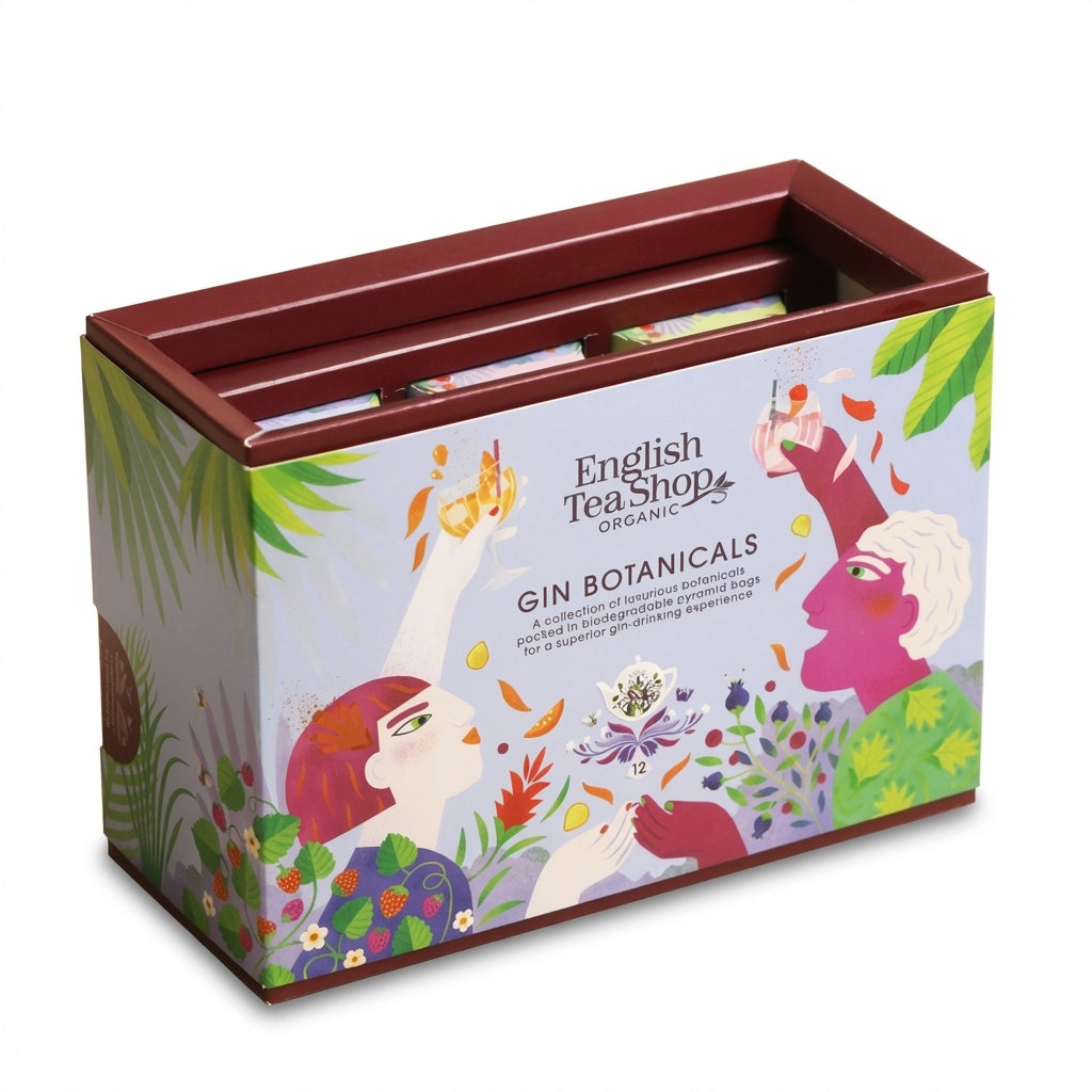 English Tea Shop Gin Botanical 12 Pyramid Bags Delivery Mauritius