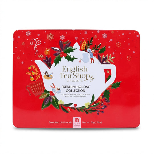 English Tea Shop Premium Holiday Collection Red 36 Sachets Delivery Mauritius