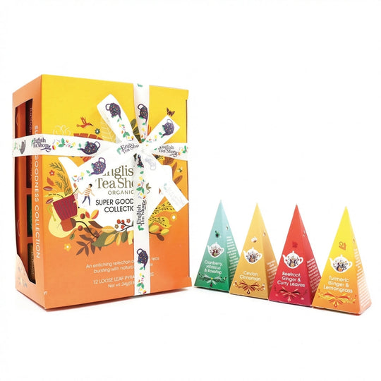 English Tea Shop Super Goodness Collection Prism 12 Pyramid Bags Delivery Mauritius