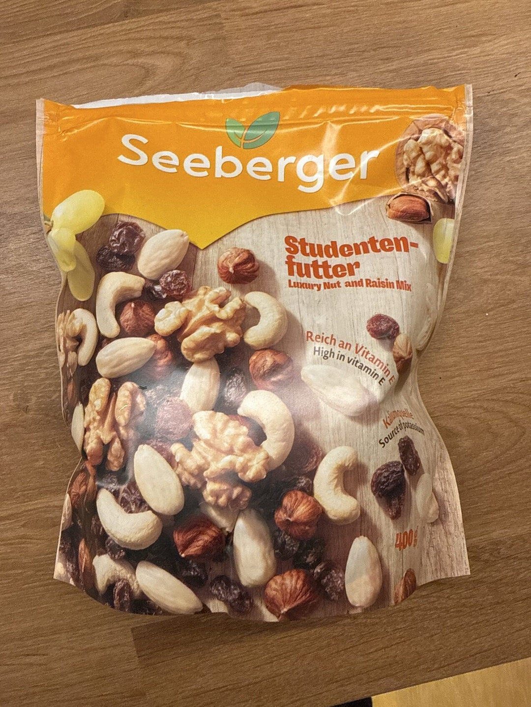 Mélange de luxe Seeberger de noix et raisins secs