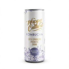 Happy Culture Kombucha Blueberry Basil 300ml