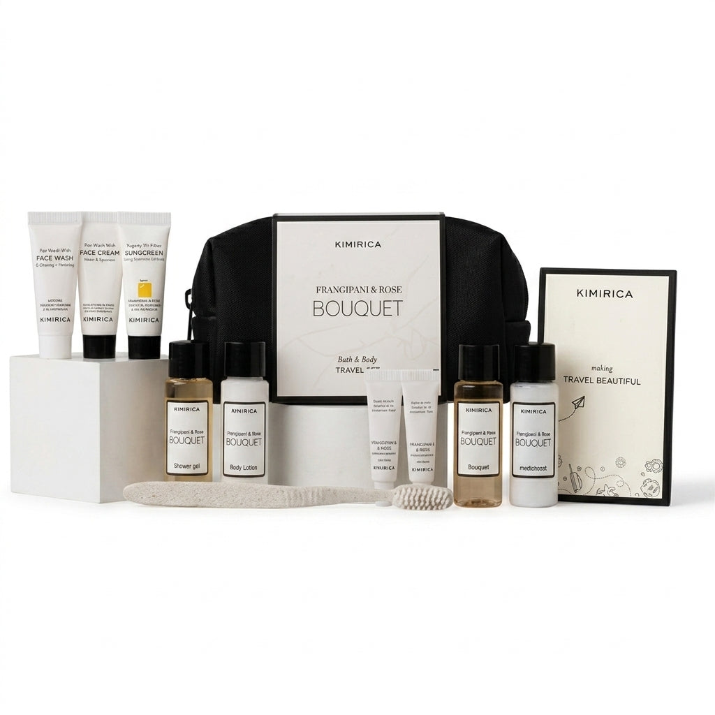 Kimirica Bouquet Bath & Body Travel Kit Delivery Mauritius