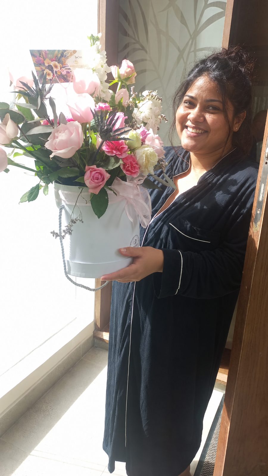 Flower box delivered to the door in Vacoas