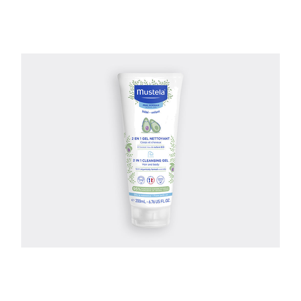 Mustela 2 en 1 Cheveux et Corps 200ml Delivery Mauritius