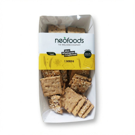 NeoFoods Mini Wholegrain Crispbread 3 Seeds 90g Delivery Mauritius