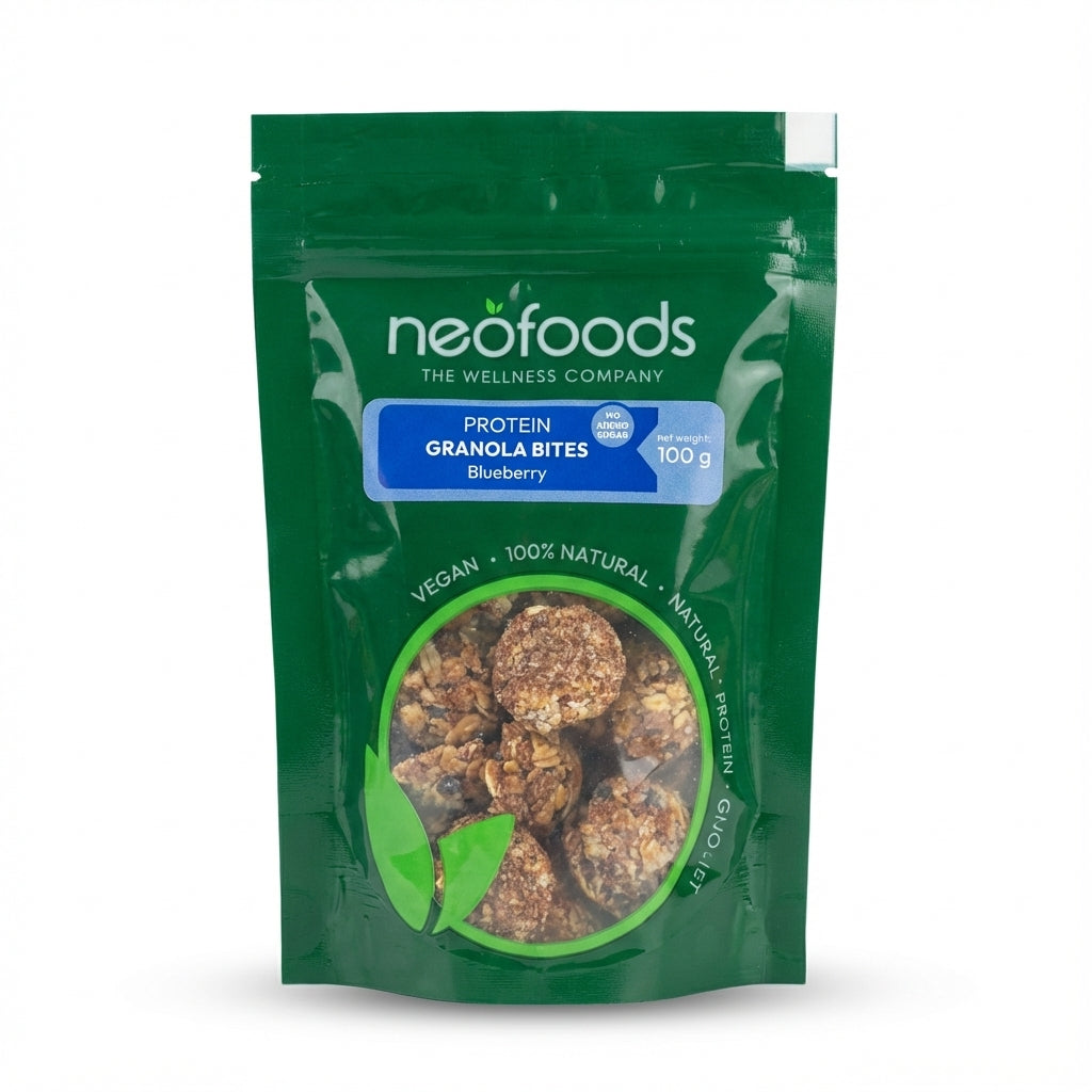 NeoFoods Protein Granola Bites Blueberry 100g Delivery Mauritius