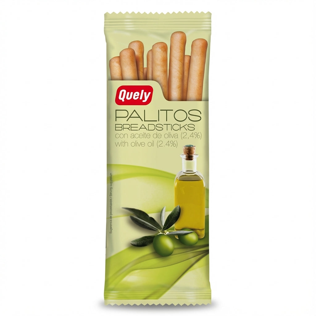 Quely Palitos Natural Olive Oil Breadsticks 50g Delivery Mauritius