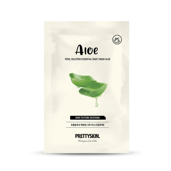 PrettySkin Total Solution Essential Sheet Mask Aloe Delivery Mauritius