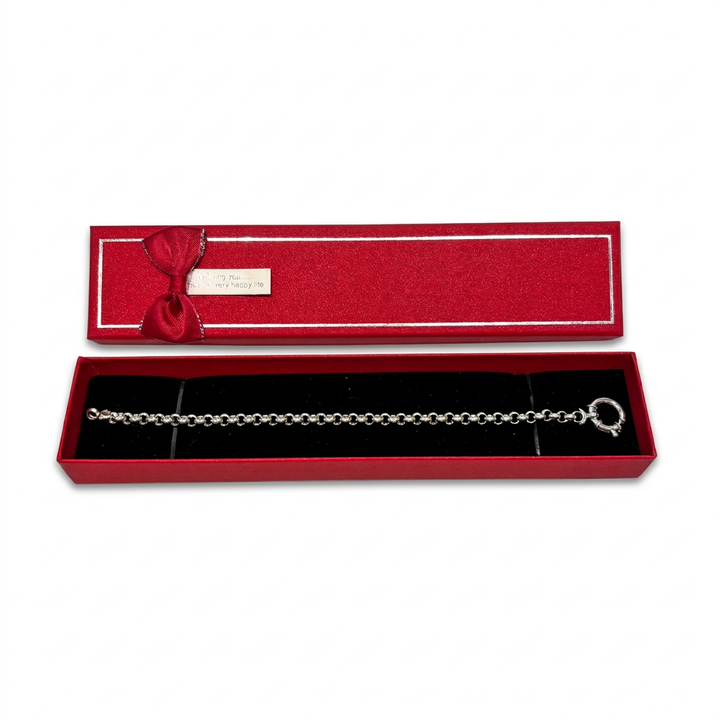 Silver Belcher Chain Bracelet : Classic Elegance for Every Wrist
