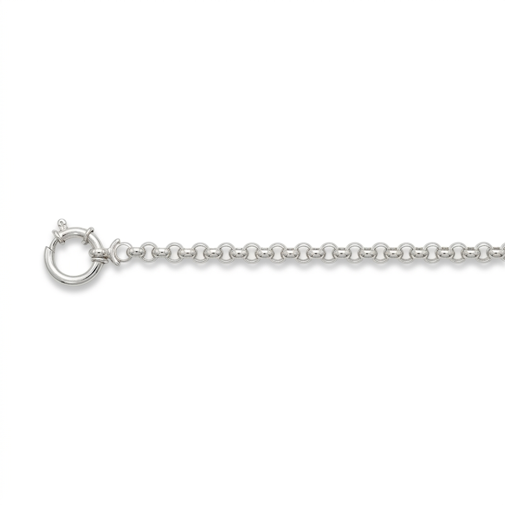 Silver Belcher Chain Bracelet : Classic Elegance for Every Wrist