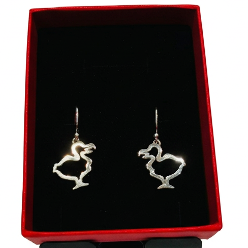 Silver Dodo Bird Earrings : A Tribute to Mauritius Heritage