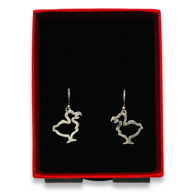 Silver Dodo Bird Earrings : A Tribute to Mauritius Heritage