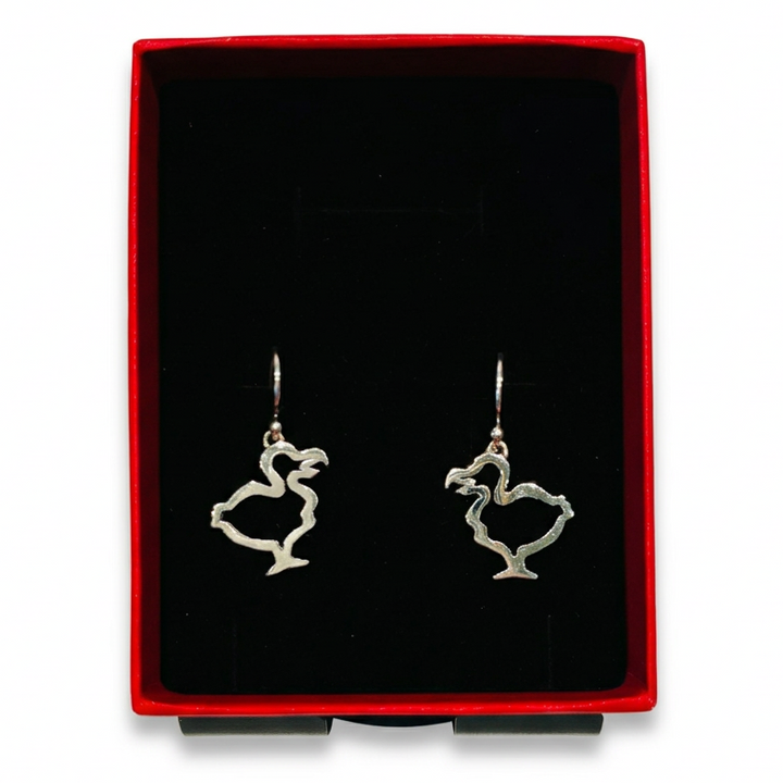 Silver Dodo Bird Earrings : A Tribute to Mauritius Heritage