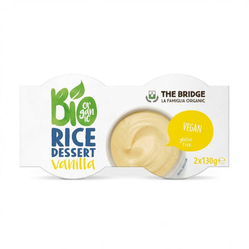 The Bridge Organic Rice Dessert with Vanilla 2x130g Delivery Mauritius