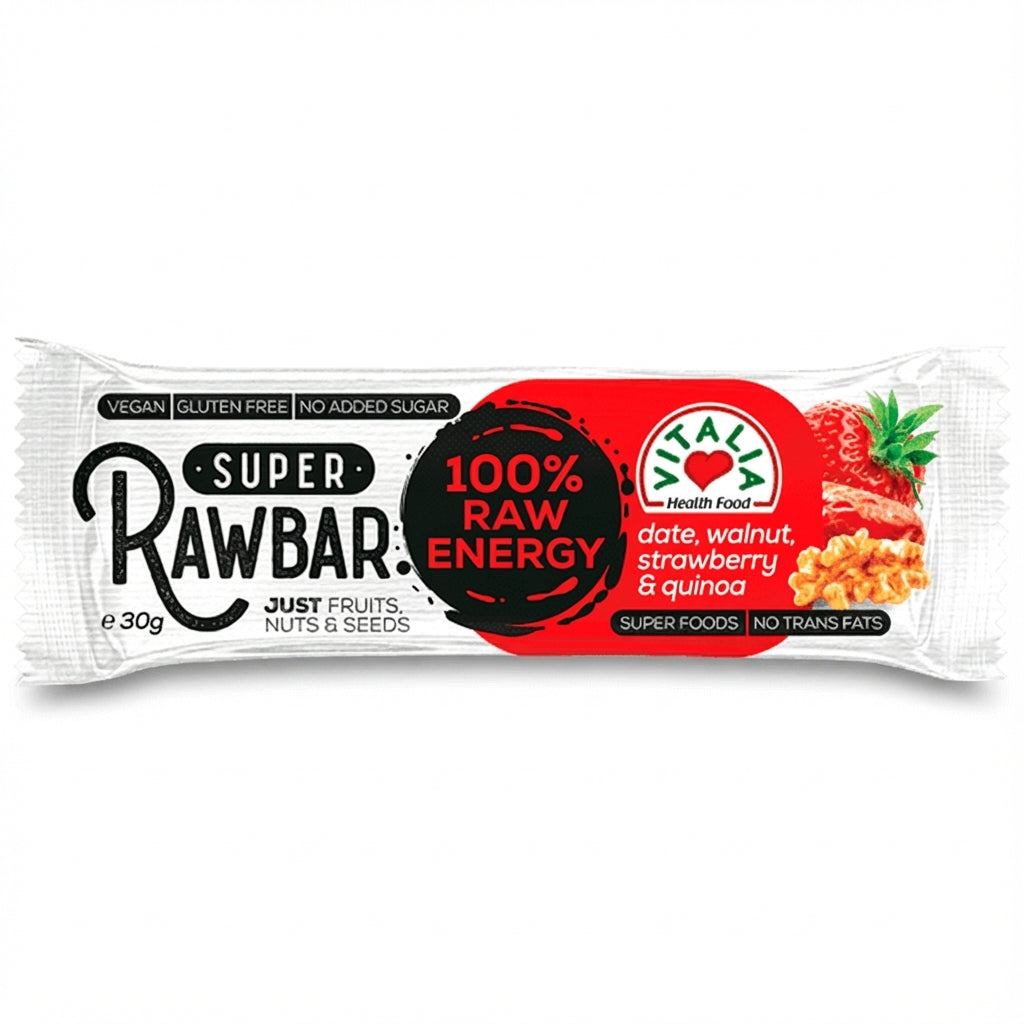 Vitalia Super Raw Bar Walnut Quinoa 30g Delivery Mauritius