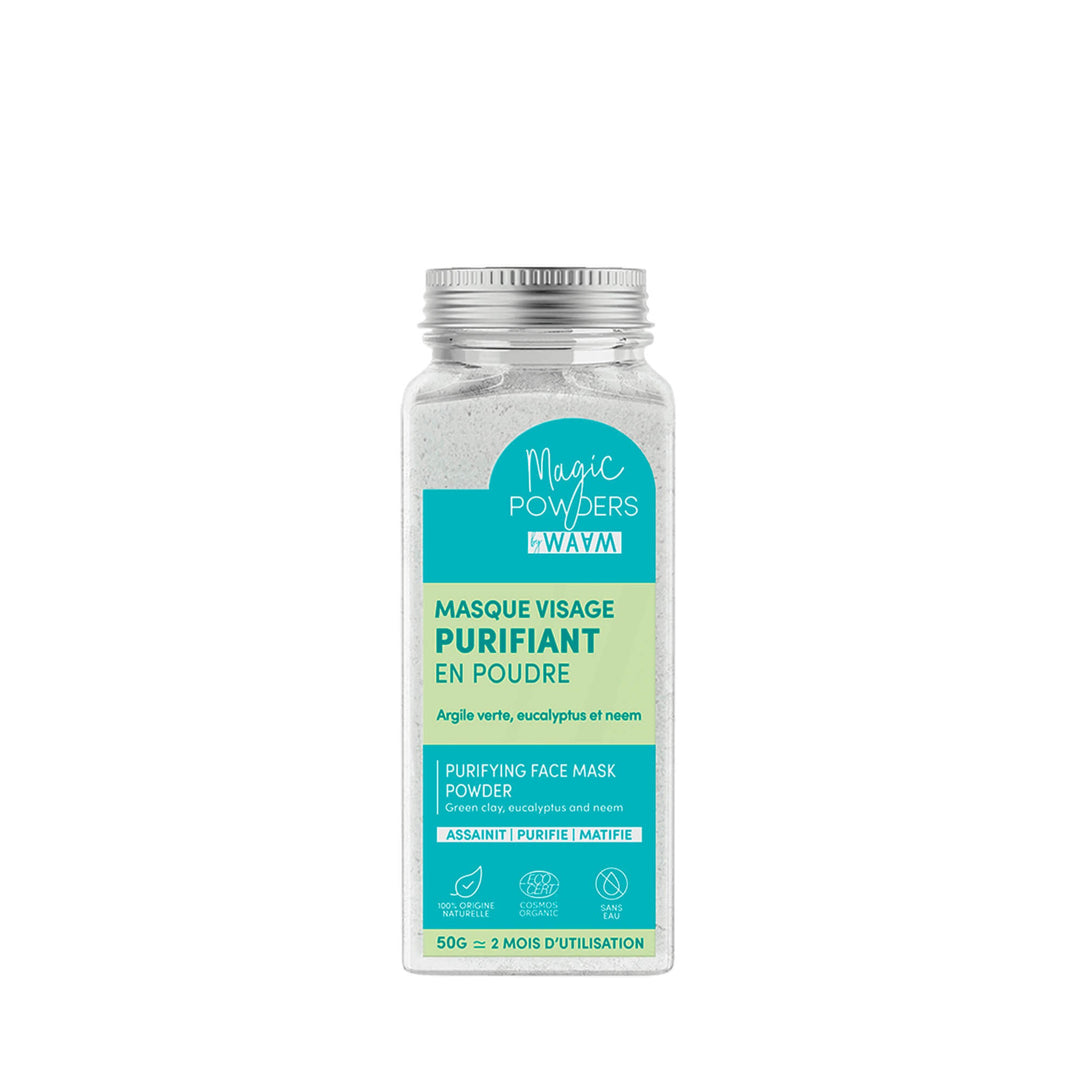 WAAM Masque Visage Purifiant en Poudre 50g Delivery Mauritius