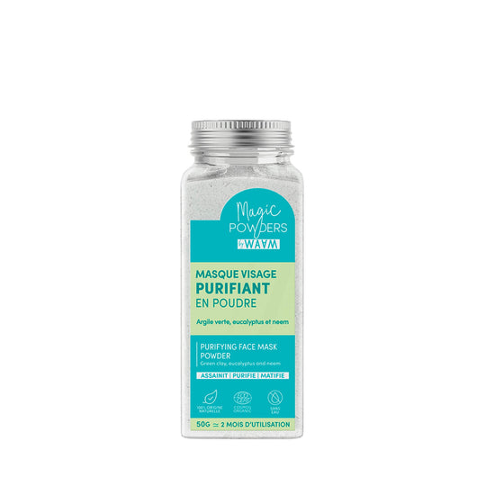 WAAM Masque Visage Purifiant en Poudre 50g Delivery Mauritius