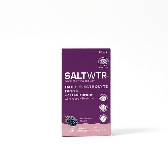Wazoogles SaltWTR Mixed Berry Clean Energy 8 Sachets Delivery Mauritius