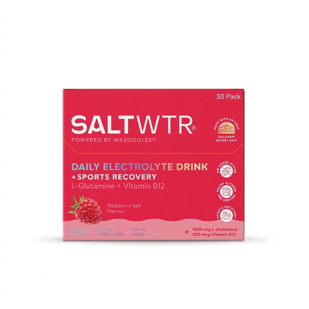 Wazoogles SaltWTR Raspberry Salt Sports Recovery 8 Sachets Delivery Mauritius